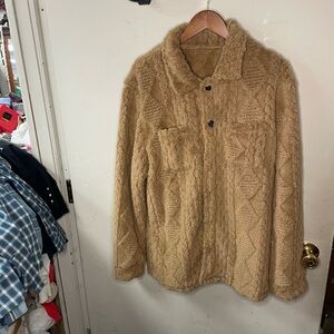 Manfinity men’s size large, button down 2 pocket sweater jacket